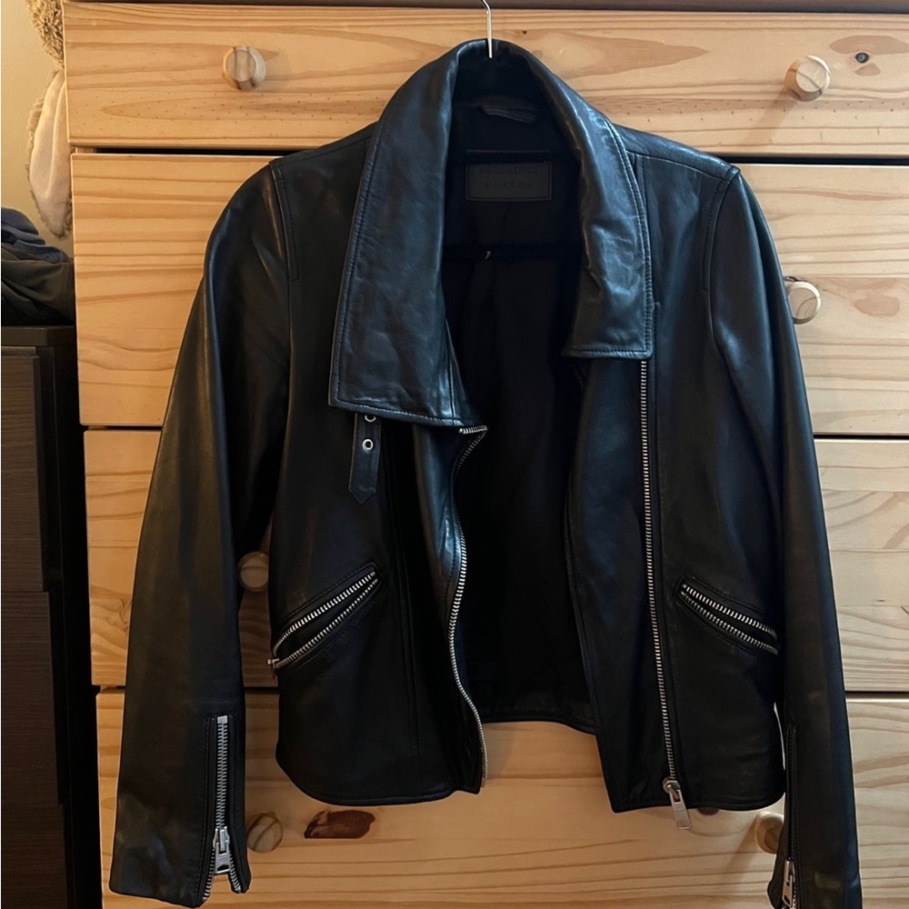 ALLSAINTS leather jacket size 4